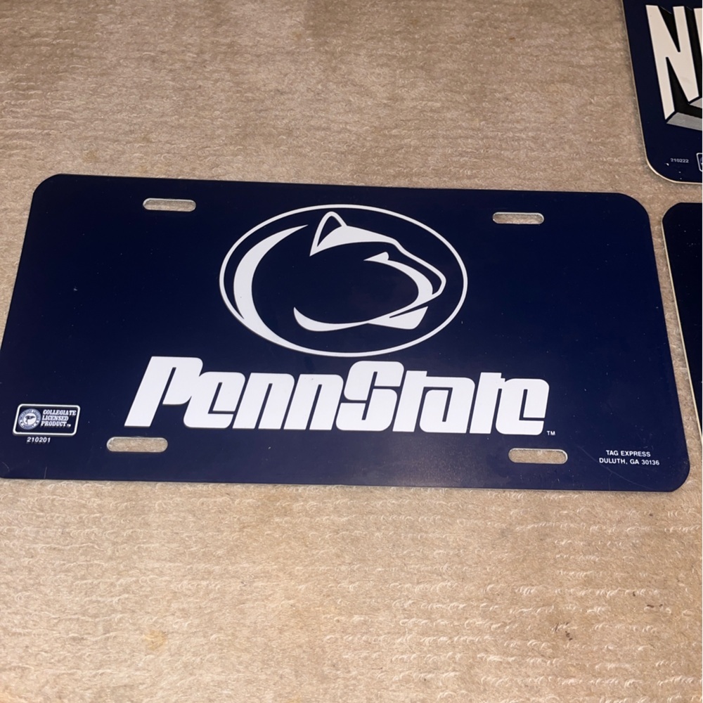 Penn State Nittany Lions Booster / License Plates - Picture 2 of 11
